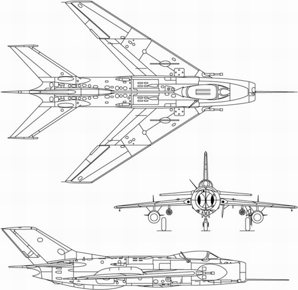 самолет миг-19